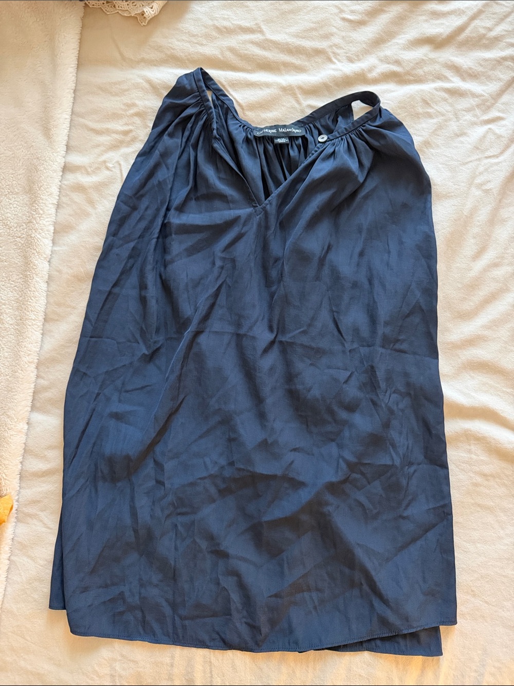 Blue Women's Sleeveless Shirt